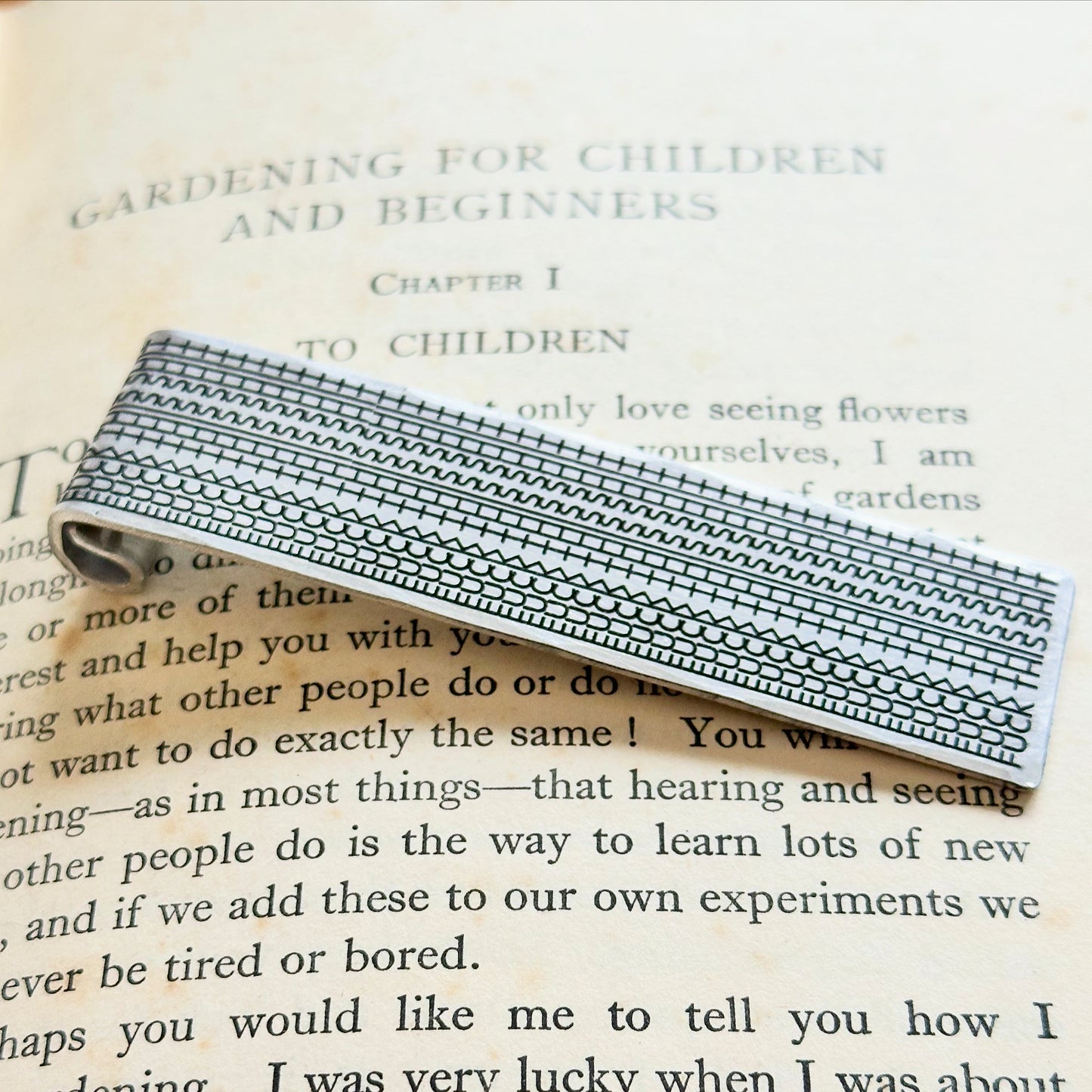 FUCK THIS SHIT. Hidden Message Aluminium engraved bookmark