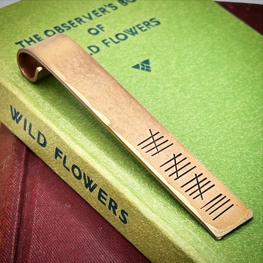 19 YEAR BRONZE BOOKMARK 19TH WEDDING ANNIVERSARY TRADITIONAL GIFT