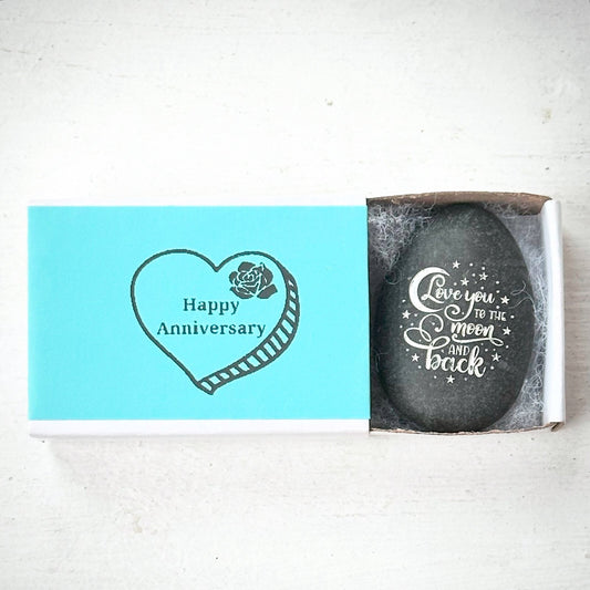 Love You To The Moon And Back keepsake Anniversary gift husband wife ornament