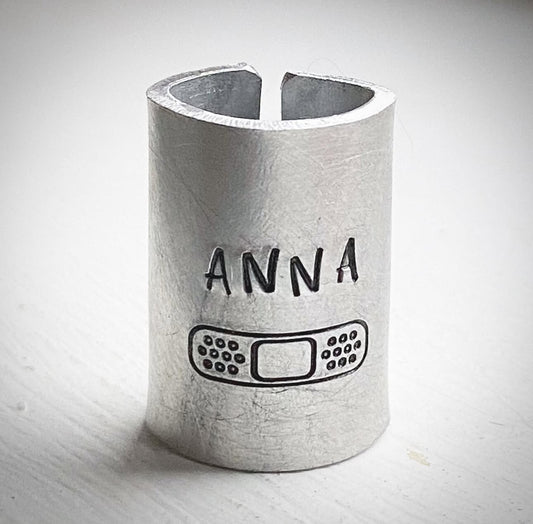PERSONALISED STETHOSCOPE CHARM name ID tag gift for Doctor Nurse RVN Midwife Vet